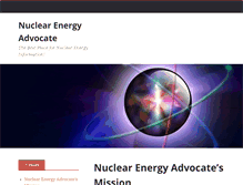 Tablet Screenshot of nuclearenergyadvocate.com